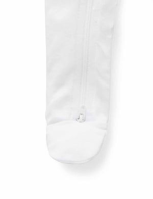 Purebaby Zip Growsuit in White - official product photo 5