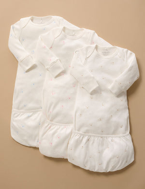 Purebaby Sleepsuit in Vanilla Bear - official product photo 2