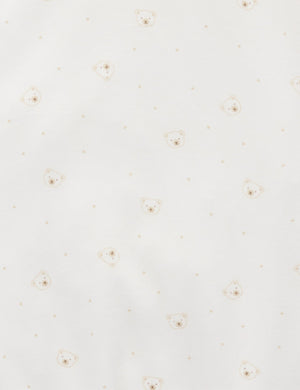 Purebaby Sleepsuit in Vanilla Bear - official product photo 5