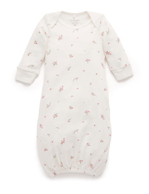Purebaby Sleepsuit in Vanilla Blossom - official product photo 1