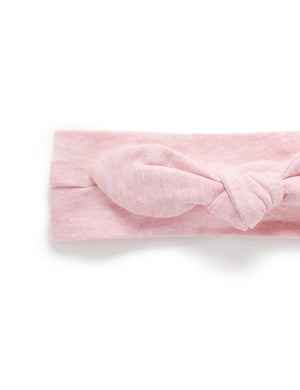 Purebaby Essentials Knot Headband - Peony Melange
