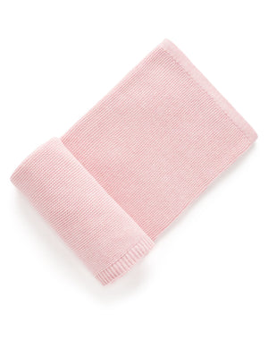 Purebaby Essentials Textured Blanket in Pink Melange