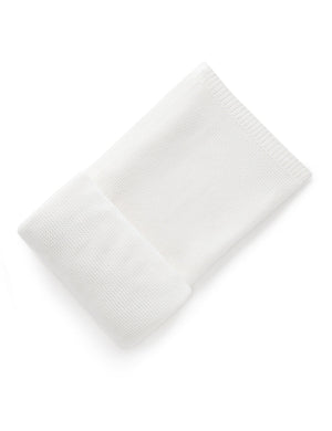 Purebaby Essentials Textured Blanket - White