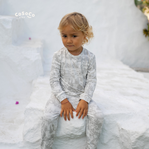 Cosoco Kids Estate Pajamas - Estate Grey