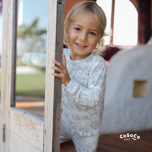 Cosoco Kids Estate Pajamas - Estate Grey
