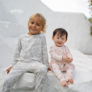 Cosoco Kids Estate Pajamas - Estate Grey