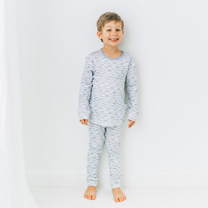 KAYS + KINS PJ Set - Waves - 1-2Y