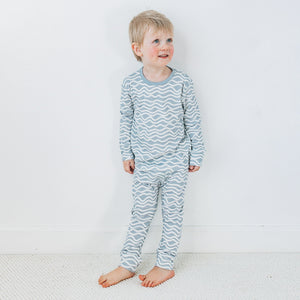 KAYS + KINS PJ Set - Waves - 1-2Y