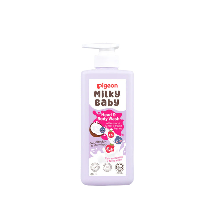 Pigeon Milky Baby Head and Body Wash