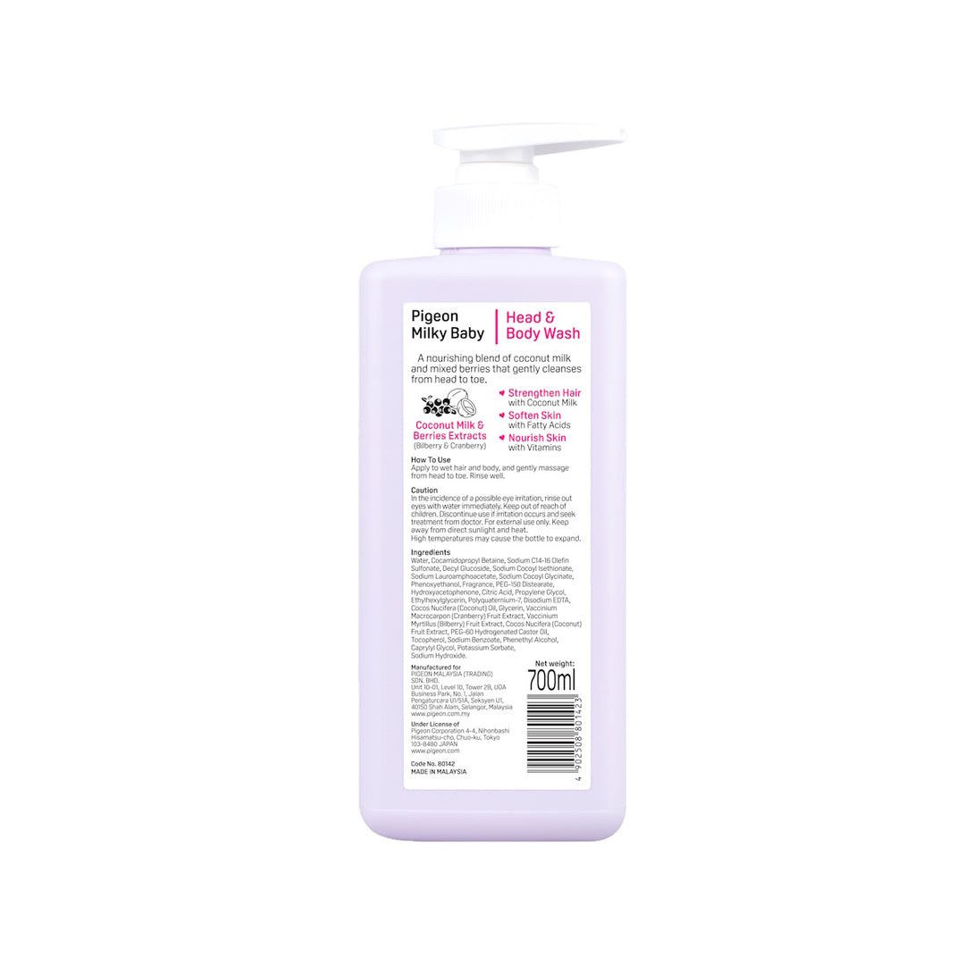 Pigeon Milky Baby Head and Body Wash
