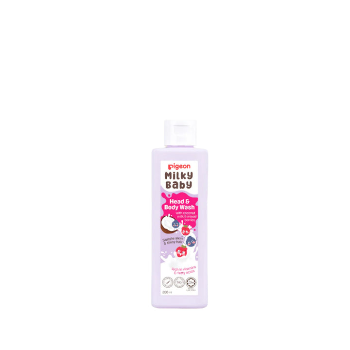 Pigeon Milky Baby Head and Body Wash