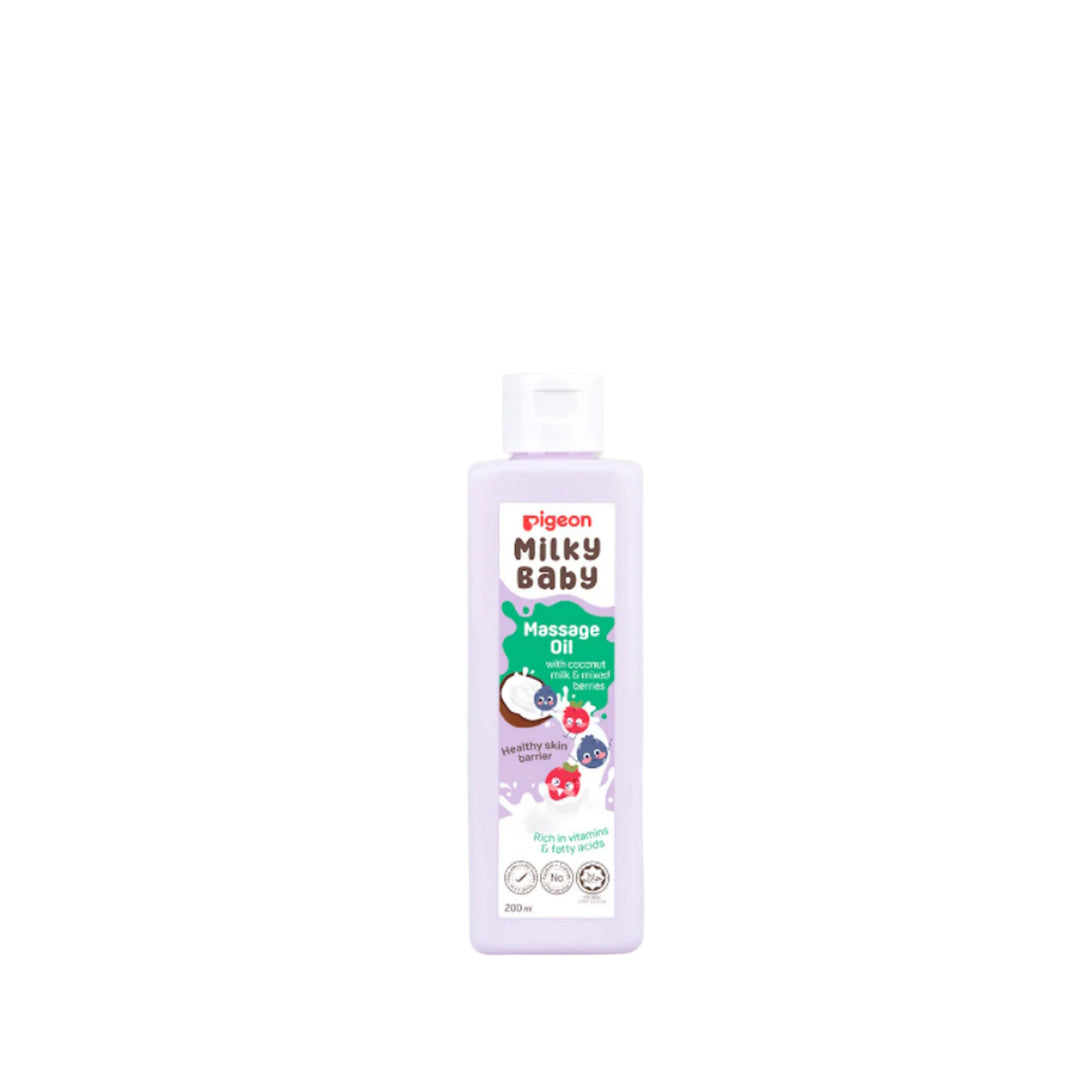 Pigeon MIlky Baby Massage Oil 200ml