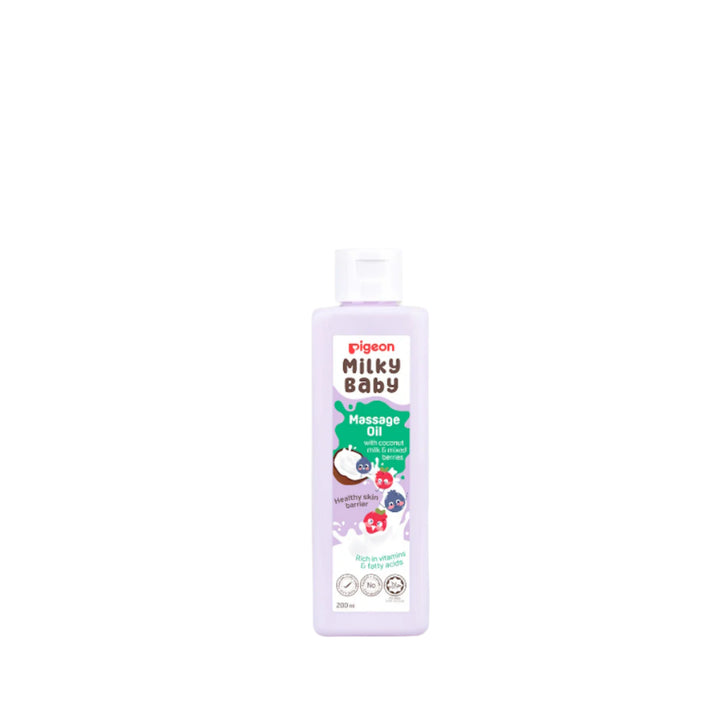 Pigeon MIlky Baby Massage Oil 200ml