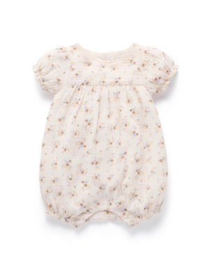 Purebaby Organic Cotton Garden Floral Romper