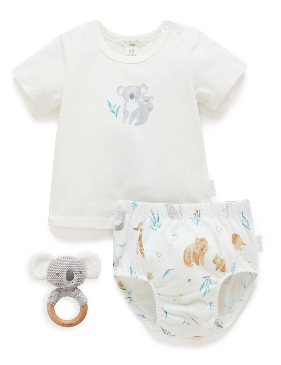 Purebaby Koala Friends 3 Piece Gift Pack