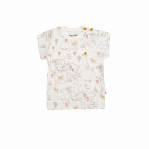 KAYS + KINS Pocket Tee World Explorer