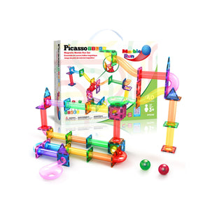 PicassoTiles 40pc Marble Run PTG40 set with retail box