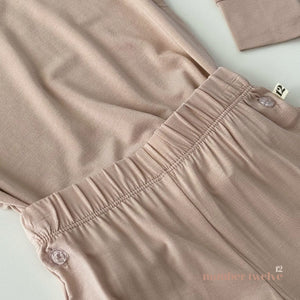 Number Twelve Bamboo Pyjamas Bloom, cuff detail