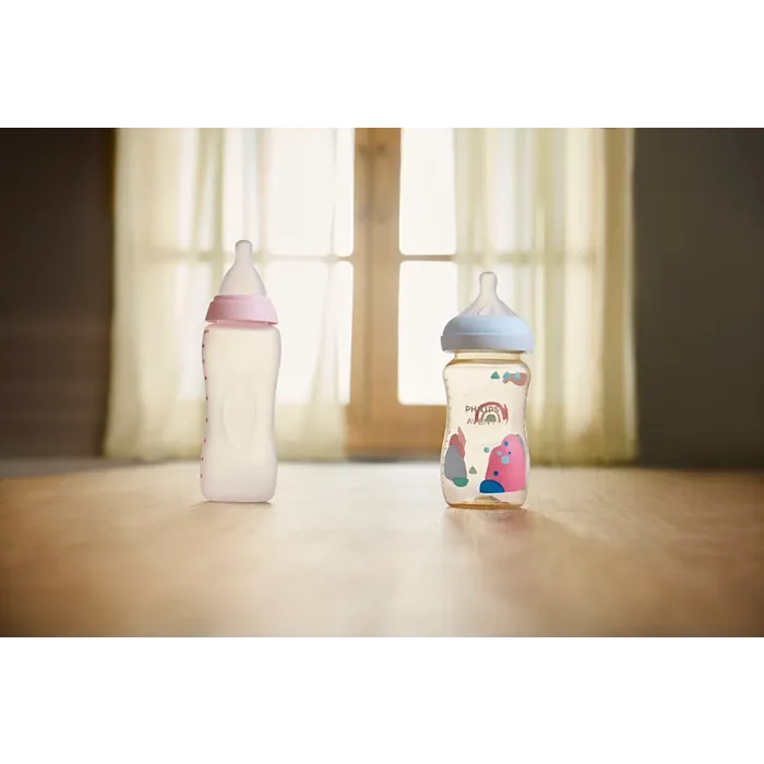 Philips Avent Natural Response Bottle PPSU, 9oz/260ML, 1M+, Single/Twin Pack