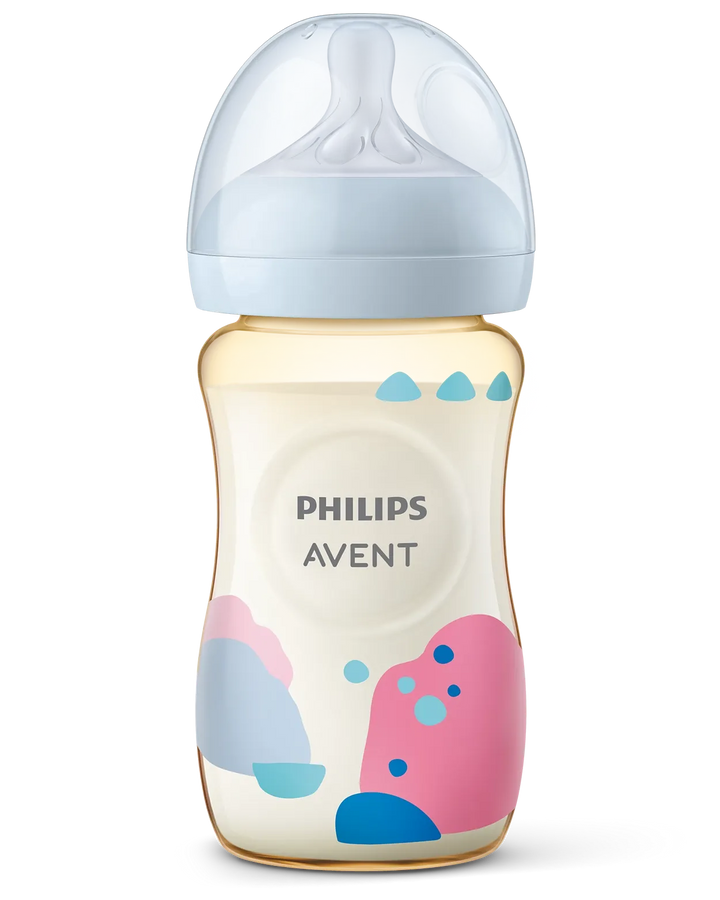 Philips Avent Natural Response Bottle PPSU, 9oz/260ML, 1M+, Single/Twin Pack