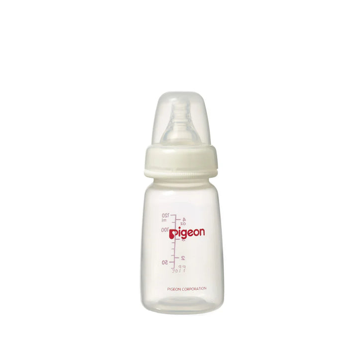 Pigeon Slim Neck PP Nursing Bottle with Peristaltic Nipple 120ml