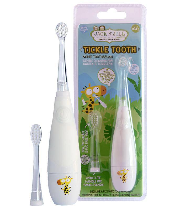 Jack N' Jill Tickle Tooth Sonic Toothbrush (0-6yrs)