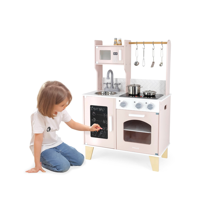 Polarb Little Chef's Kitchen with Light and Sound -  Pretty Pink