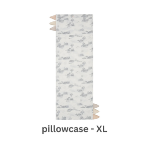 Little Rei XL Rustic Grey Plush Pillow Case 31X86cm (Pillow Case Only)