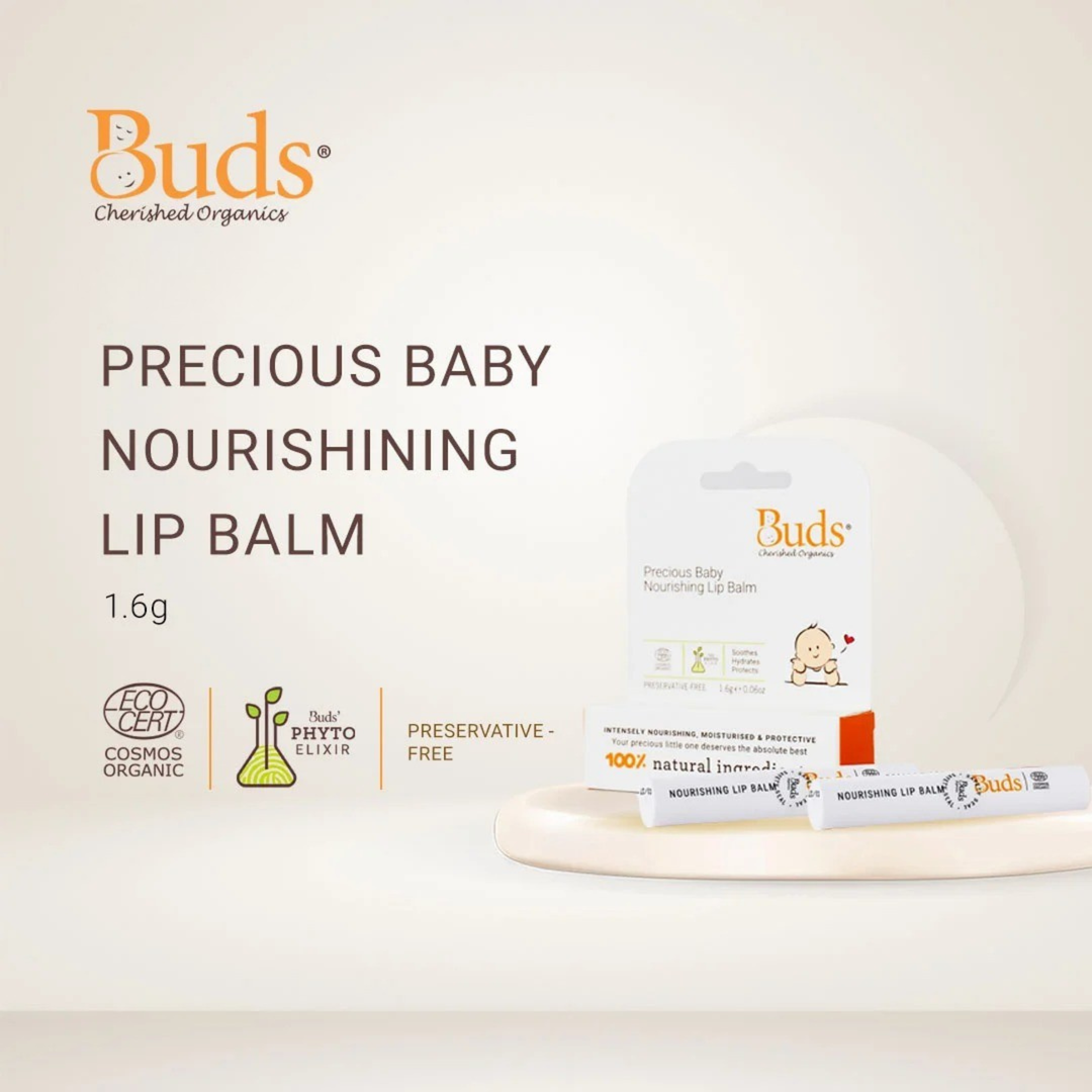 Buds Organic BCO Precious Baby Nourishing Lip Balm 1.6g
