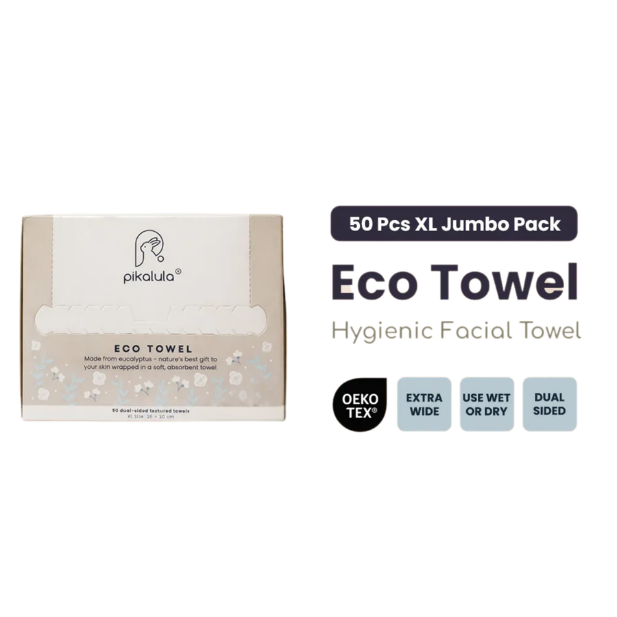 Pikalula Mom Eco Towel XL 50pcs Jumbo Pack