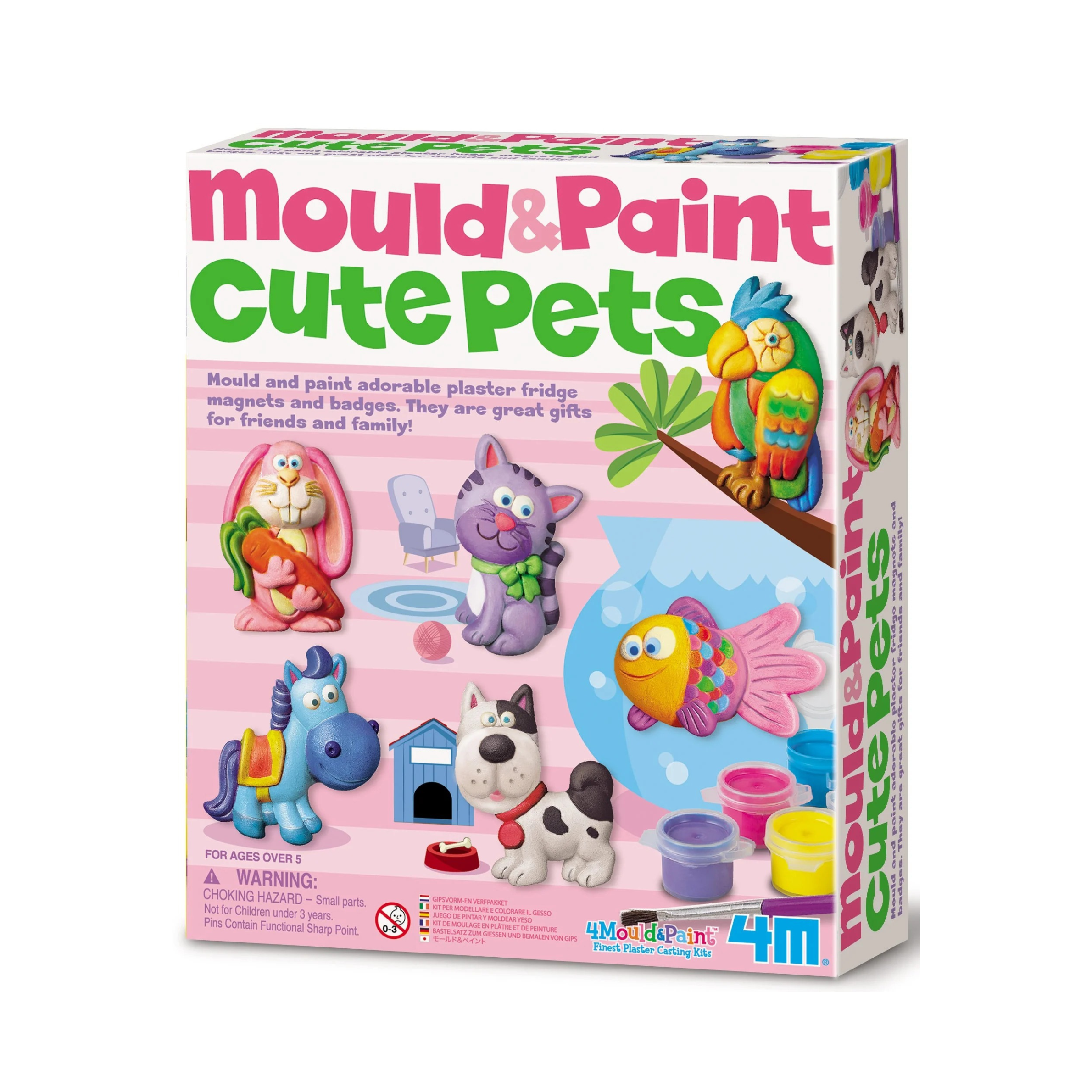 4M Mould & Paint - Cute Pets – Happikiddo