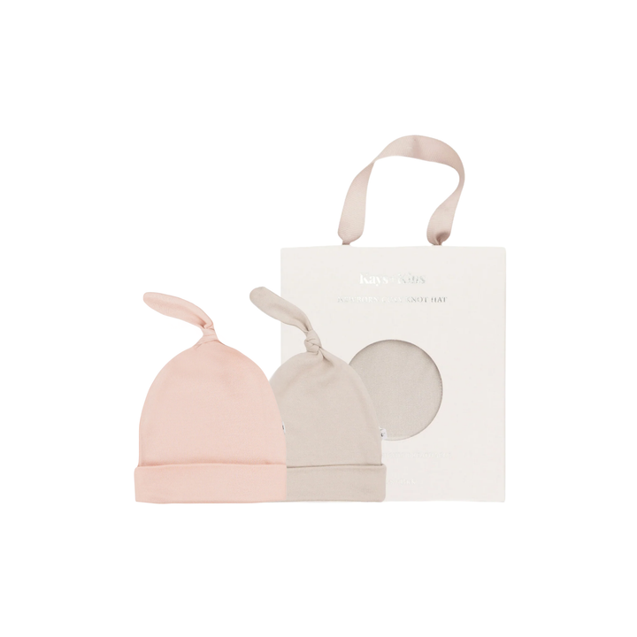 Kays+Kins Cosy Knot Hat - 2 Pack