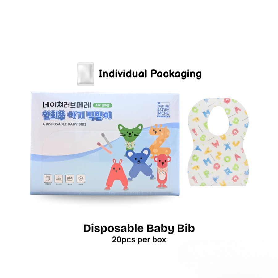 Nature Love Mere Disposable Baby Bib 20Pcs
