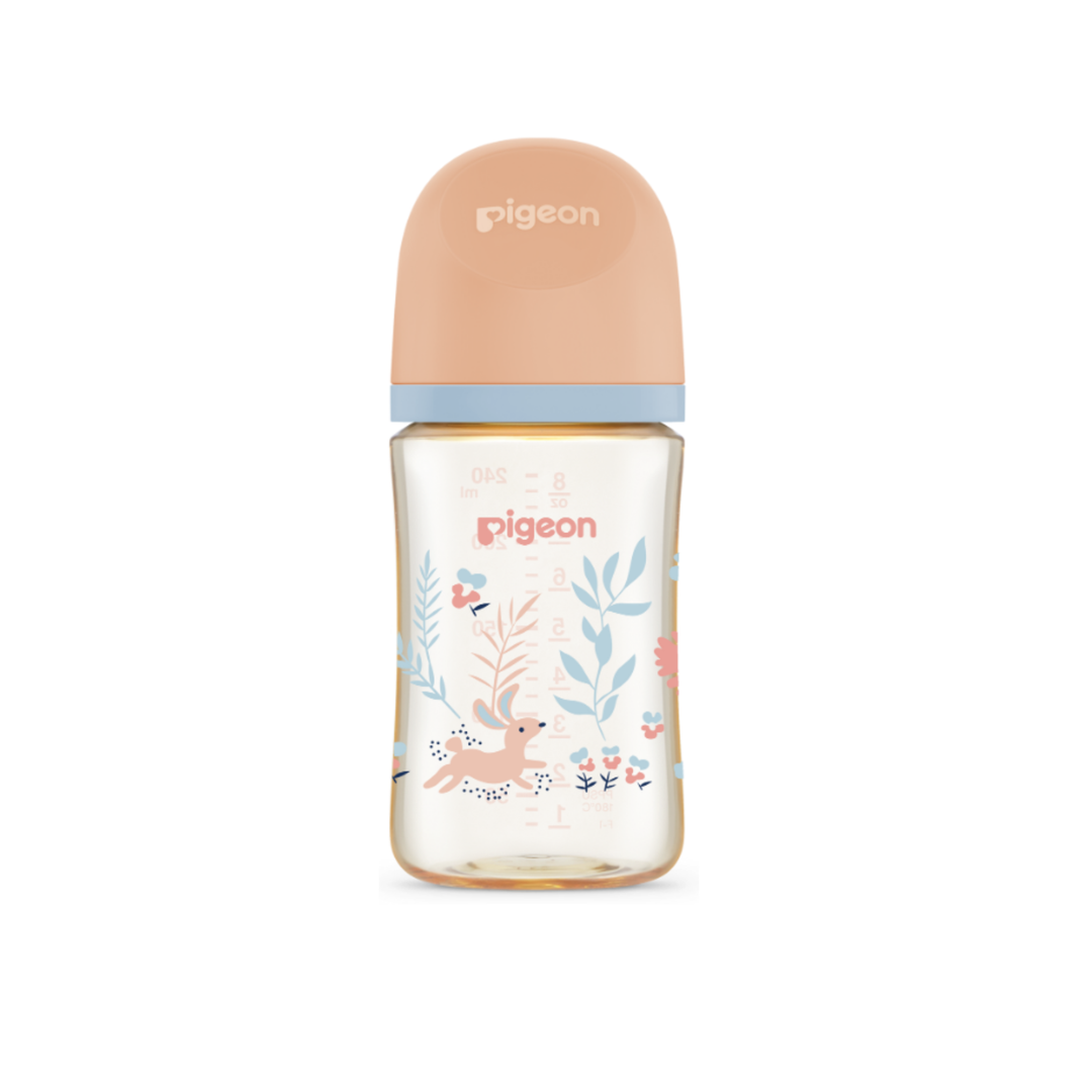 Pigeon SofTouch BPP PPSU Bottle 240ml - Garden Rabbit