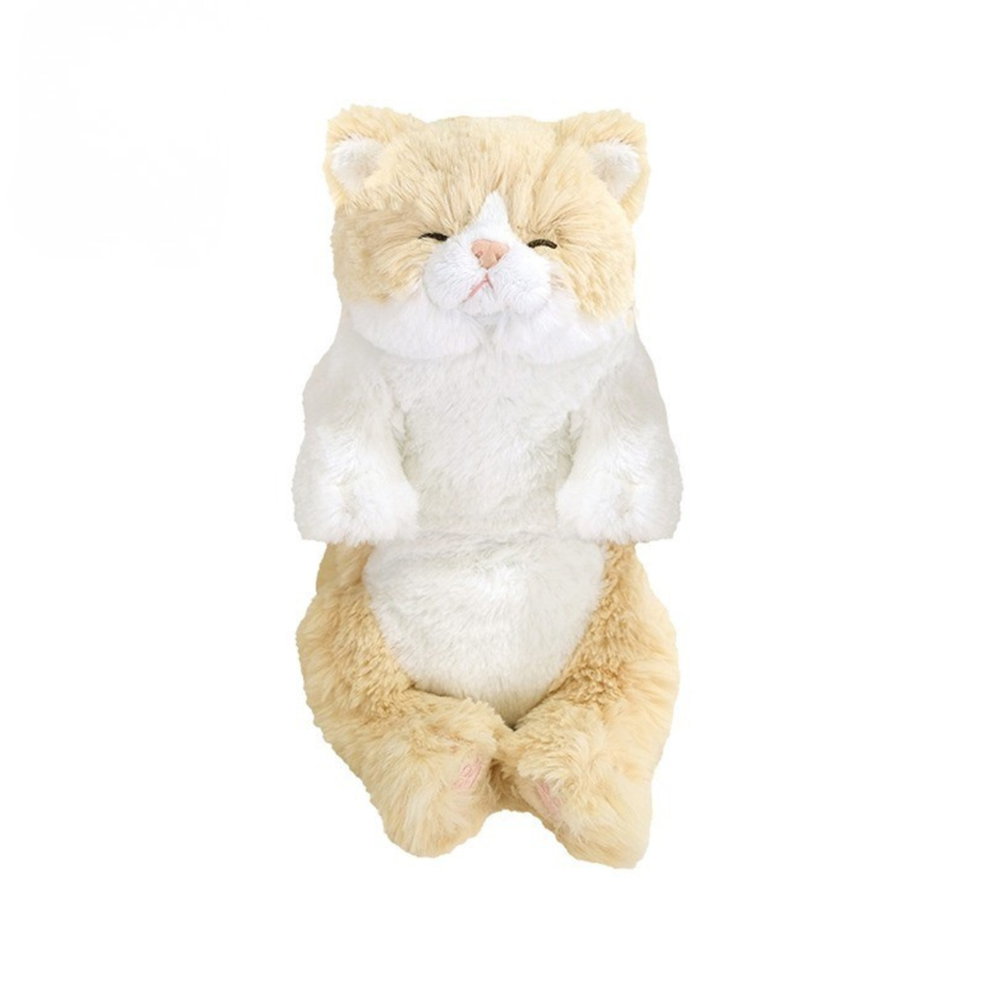 Sunlemon Lying Cat Sleeping Face Stuffed Toy