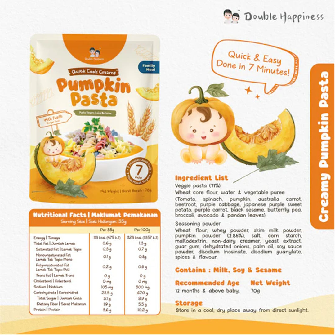 Double Happiness Quick Cook Creamy Pasta