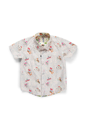 Maison Q Raining C&D Reversible Shirt