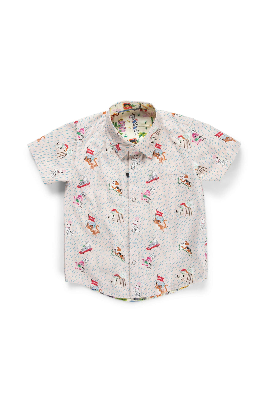 Maison Q Raining C&D Reversible Shirt