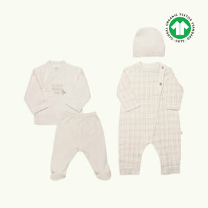 Bistyle Organic Rawrsome 4-Piece Organic Cotton Baby Wear