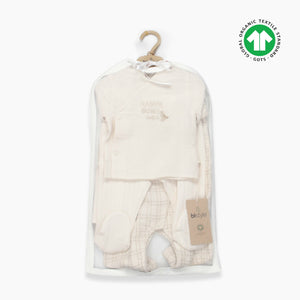 Bistyle Organic Rawrsome 4-Piece Organic Cotton Baby Wear