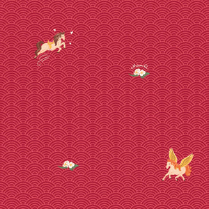 Vivacious Miss Pony print detail