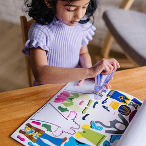 Melissa & Doug Reusable Sticker Pad - Dress-Up