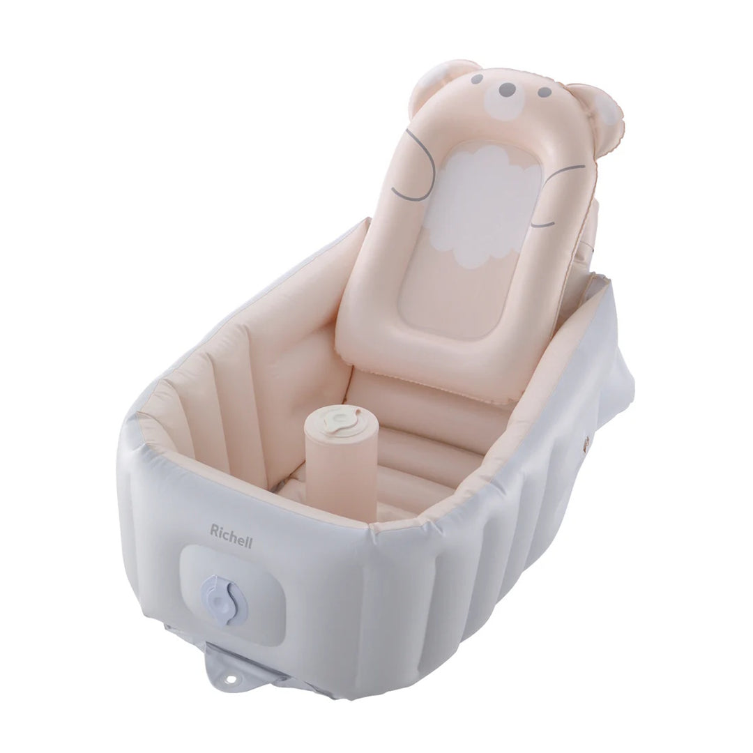 Richell Bath Tub With Support Soft Baby Bath Step Up