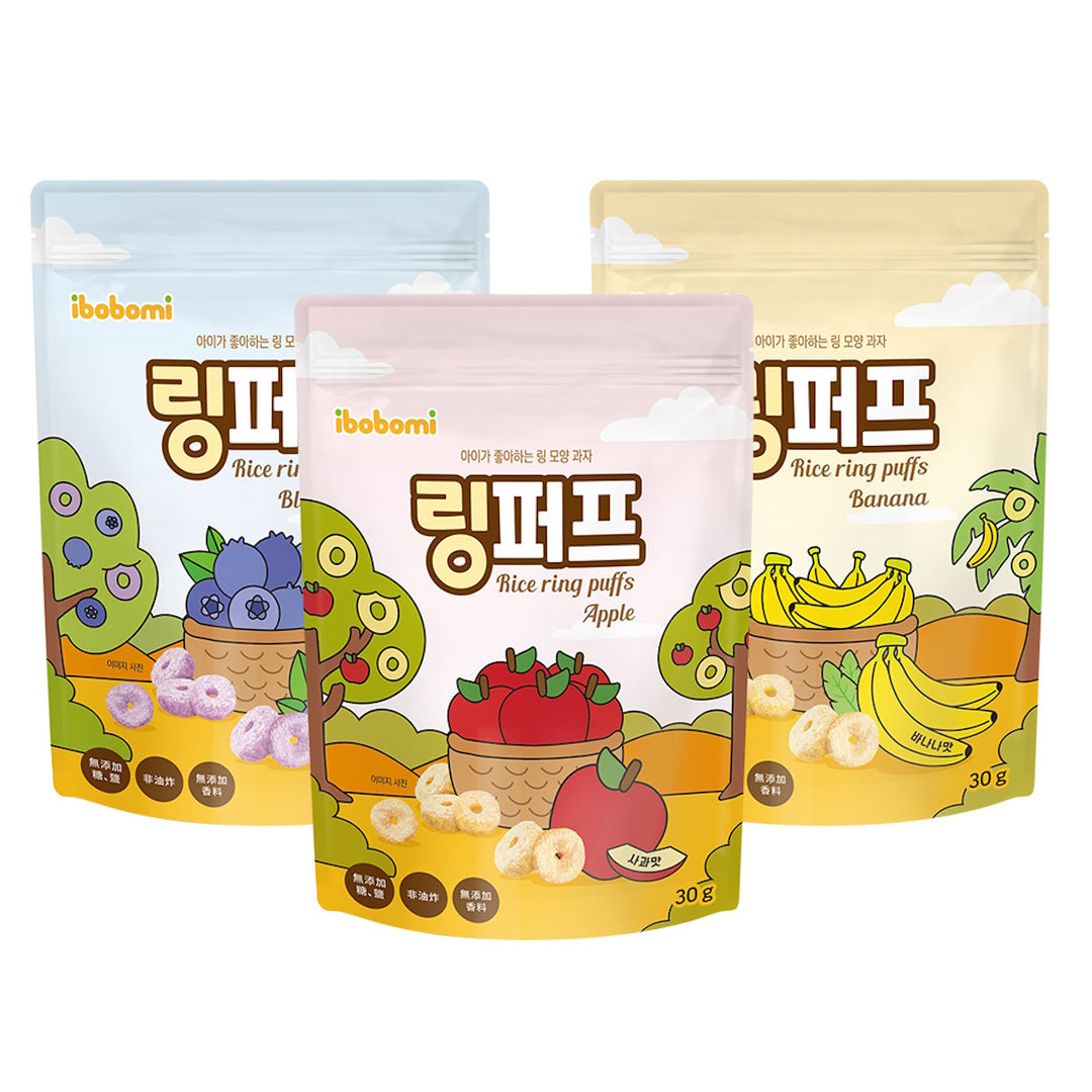 Ibobomi Korea Toddler Rice Ring Puff (30g)