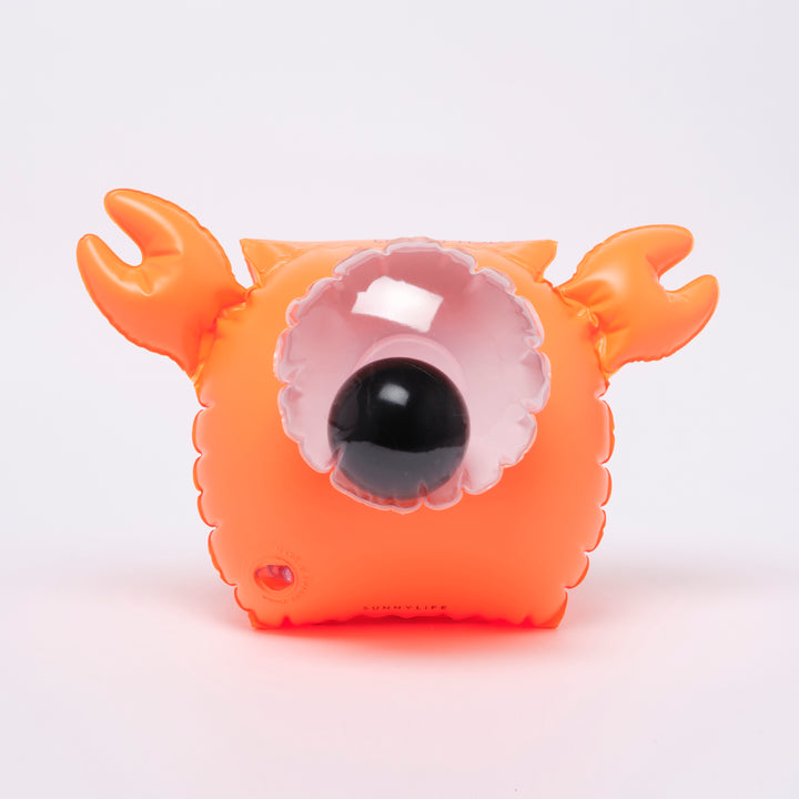 Sunnylife Buddy Float Bands Sonny the Sea Creature Neon Orange