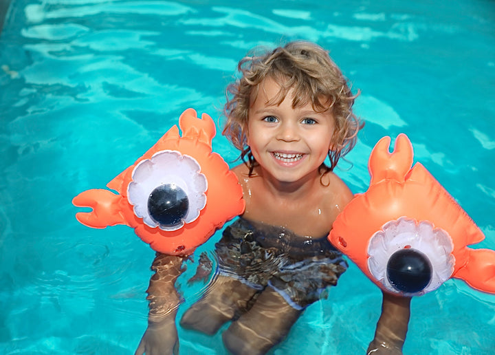 Sunnylife Buddy Float Bands Sonny the Sea Creature Neon Orange