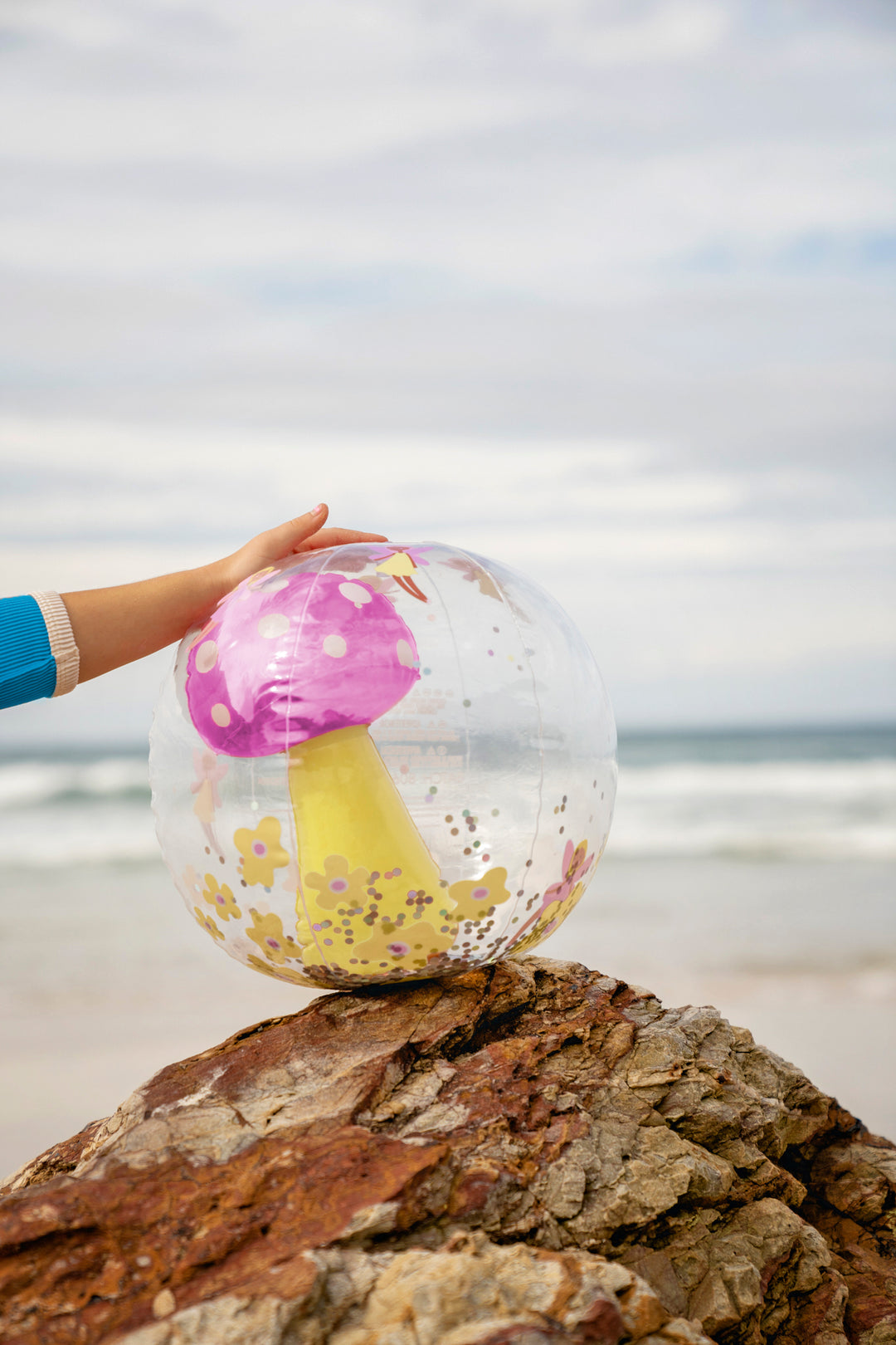 Sunnylife 3D Inflatable Beach Ball Mima the Fairy Lemon Lilac