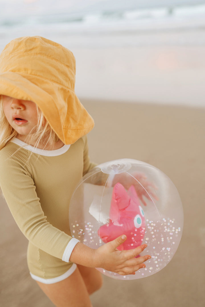 Sunnylife 3D Inflatable Beach Ball Ocean Treasure Rose