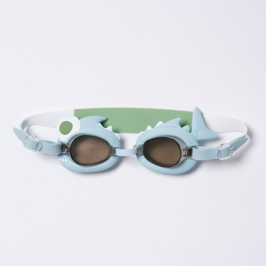 Sunnylife Mini Swim Goggles Shark Tribe Khaki