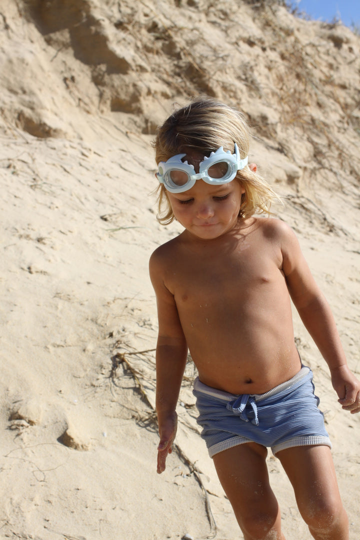 Sunnylife Mini Swim Goggles Shark Tribe Khaki